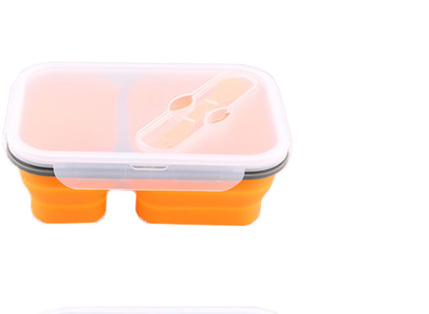 Snack Container with two separated sections