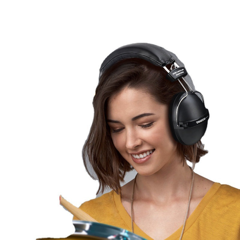 Drum Headphones With Noise Reduction Earmuffs