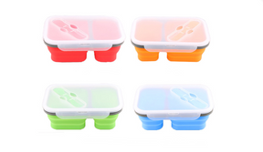 Snack Container with two separated sections