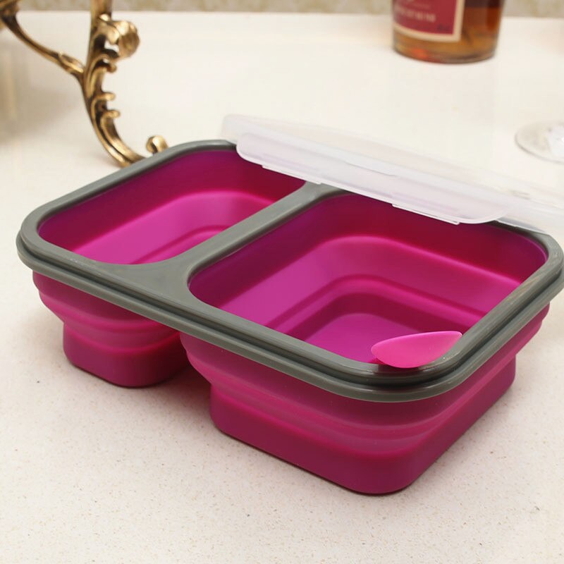 Snack Container with two separated sections