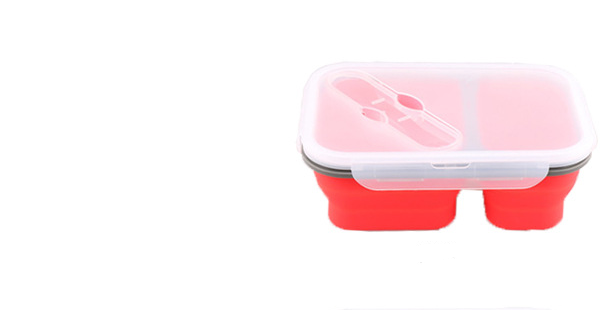 Snack Container with two separated sections