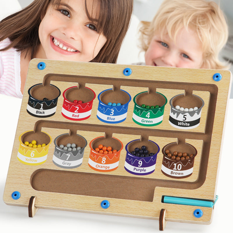 Wooden/Magnetic Colour Sorting and Counting Toy