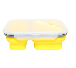 Snack Container with two separated sections