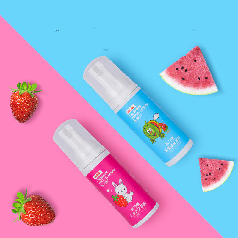 Children's Teeth Cleaning Mousse - Strawberry