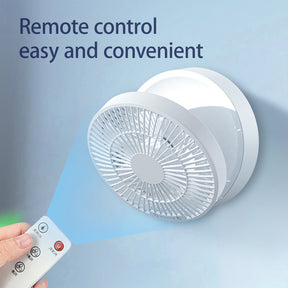 Fan + Night Light with Remote Control