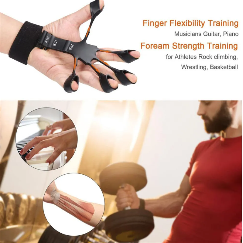 Finger strength and stretch trainer