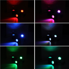 Solar colorful underwater light