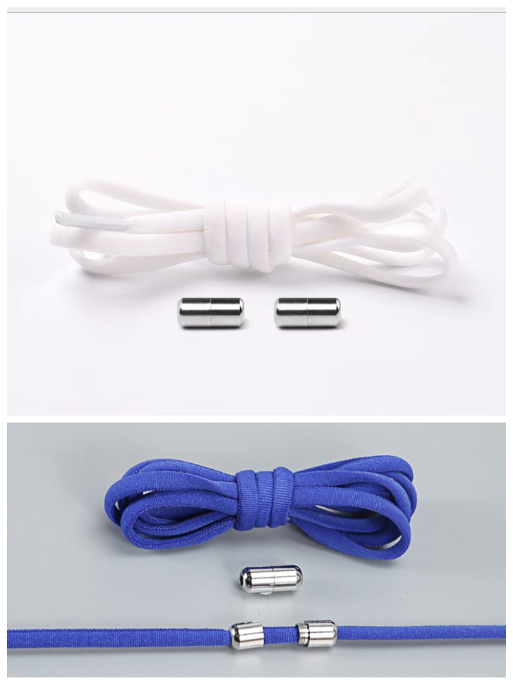 Magnetic no-tie shoe laces