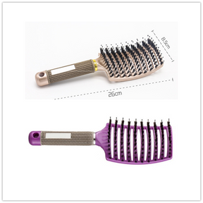 Hairbrush Anti Klit Brushy Haarborstel Women Detangler Hair Brush Bristle Nylon Scalp Massage  Teaser Hair Brush Comb