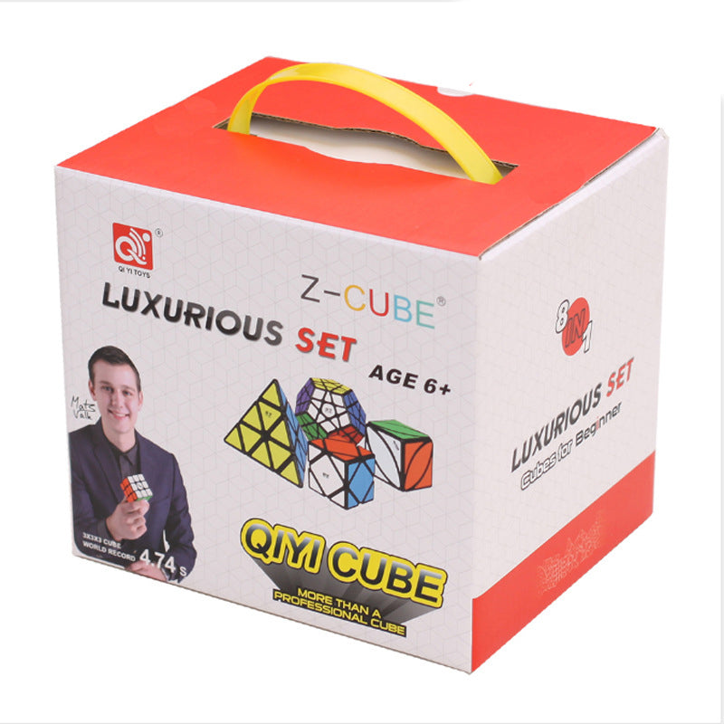 Puzzle Cubes 8 in 1 (similar to a Rubiks cube)