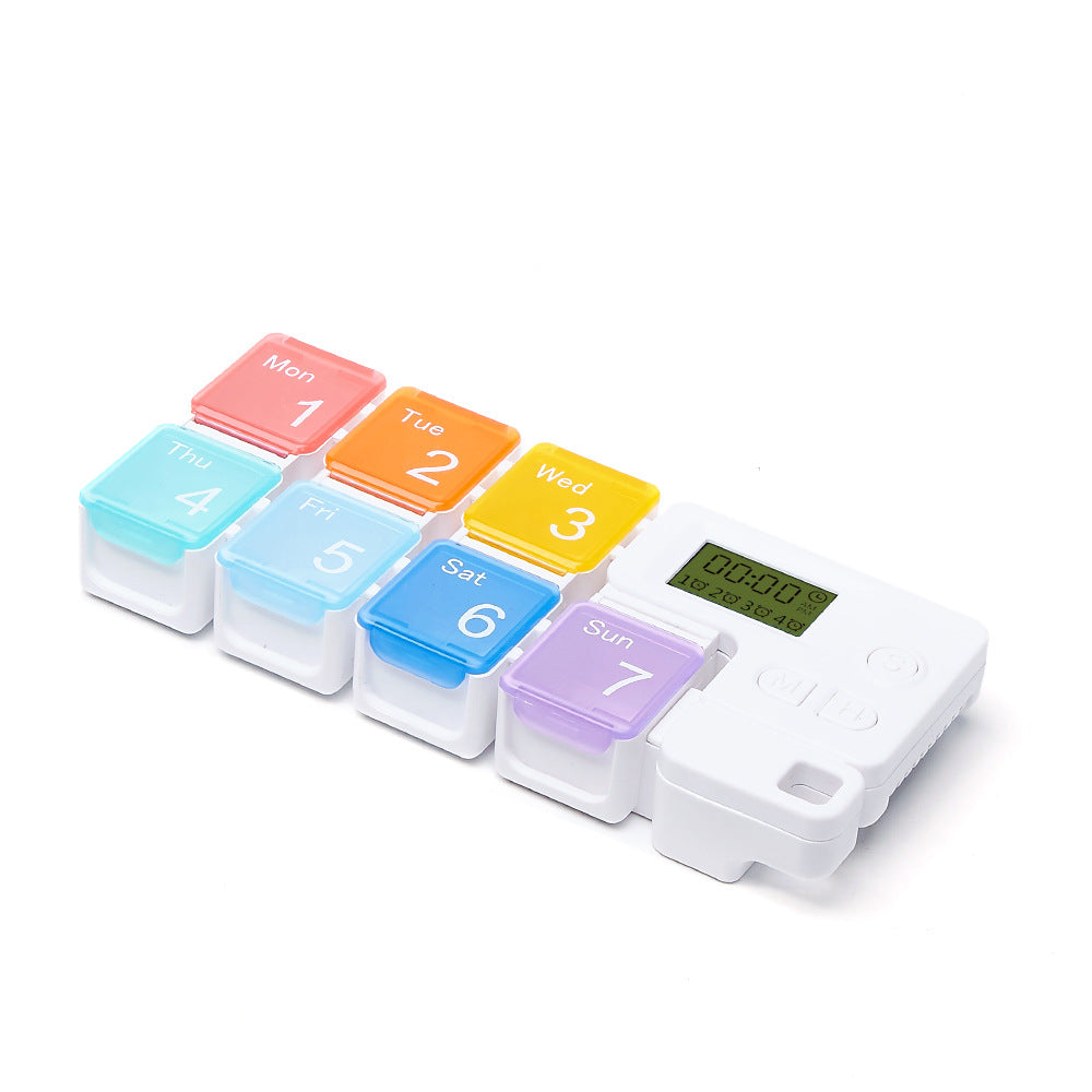 Medicine Pill Storage Box Timer Reminder