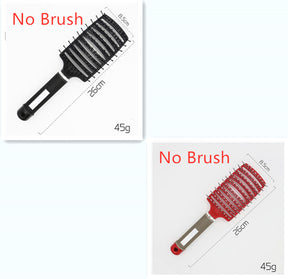 Hairbrush Anti Klit Brushy Haarborstel Women Detangler Hair Brush Bristle Nylon Scalp Massage  Teaser Hair Brush Comb