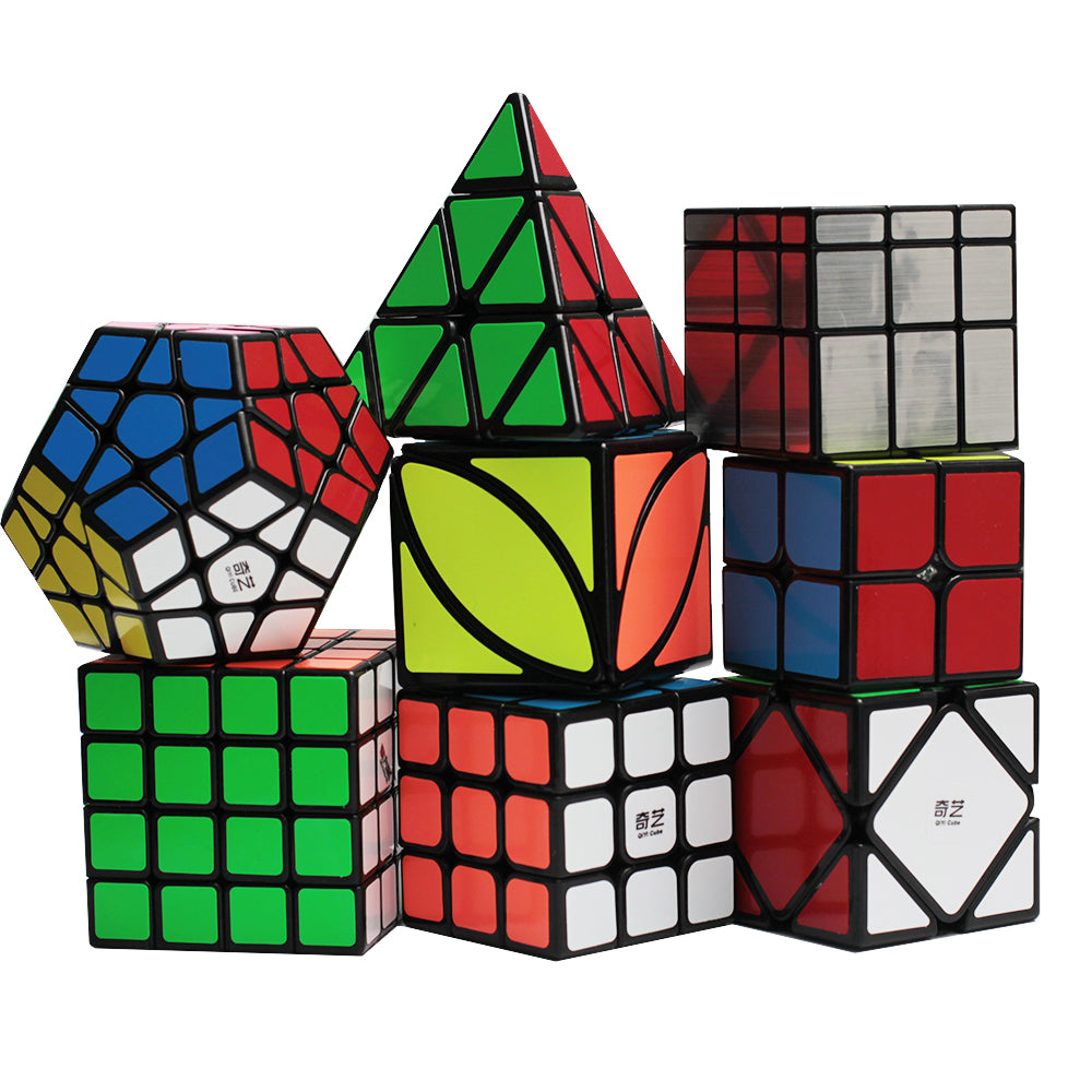 Puzzle Cubes 8 in 1 (similar to a Rubiks cube)