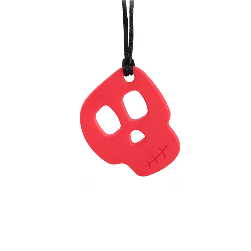 Chewable Sensory Pendant - Skull