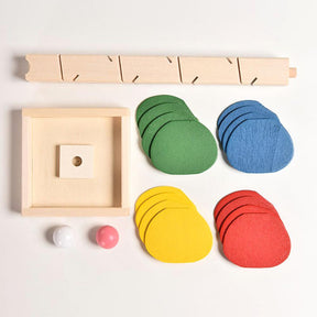 Wooden Tree Montessori  Marble Ball Run