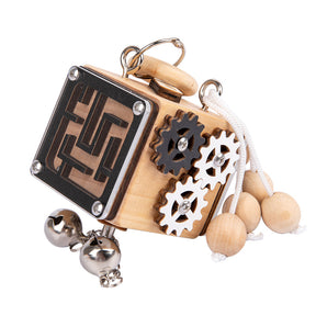 Wooden Fine Motor Fidget Cube