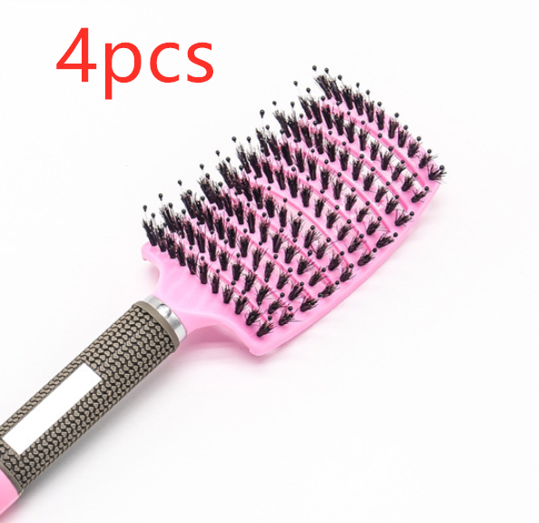 Hairbrush Anti Klit Brushy Haarborstel Women Detangler Hair Brush Bristle Nylon Scalp Massage  Teaser Hair Brush Comb