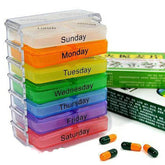 Sealed pill box 7-layer folding pill box