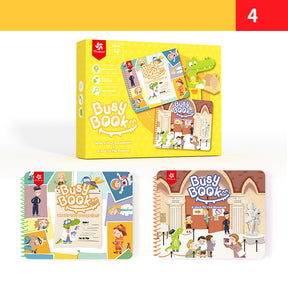 Intelligence Toys Children's Busy Book Baby Early Education Perception Book Velcro Puzzle