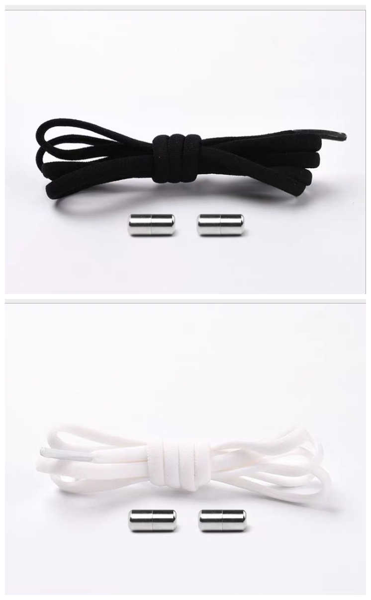 Magnetic no-tie shoe laces