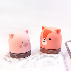 Animal themed timers - no batteries required