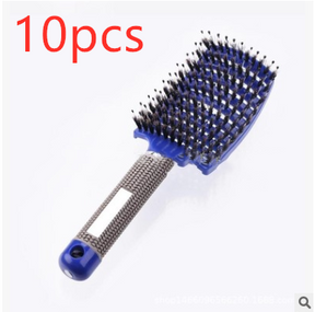 Hairbrush Anti Klit Brushy Haarborstel Women Detangler Hair Brush Bristle Nylon Scalp Massage  Teaser Hair Brush Comb