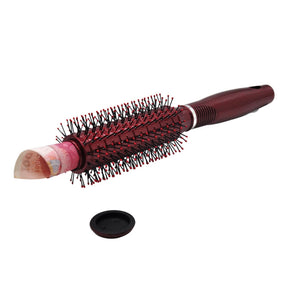 Hairbrush with concealed storage compartment