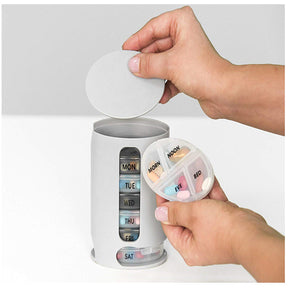 Mini Pill Storage Pill Box, Portable One-week Distribution Pill Box