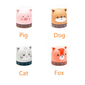 Animal themed timers - no batteries required