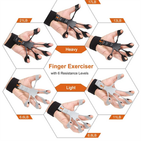 Finger strength and stretch trainer