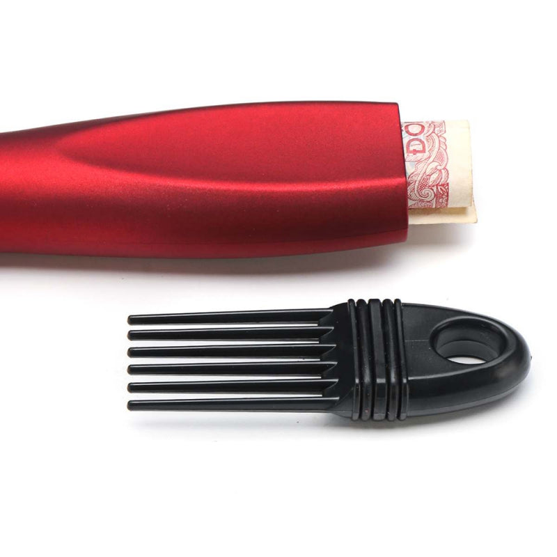 Hairbrush with concealed storage compartment