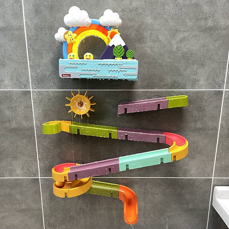 Bathroom wall example display