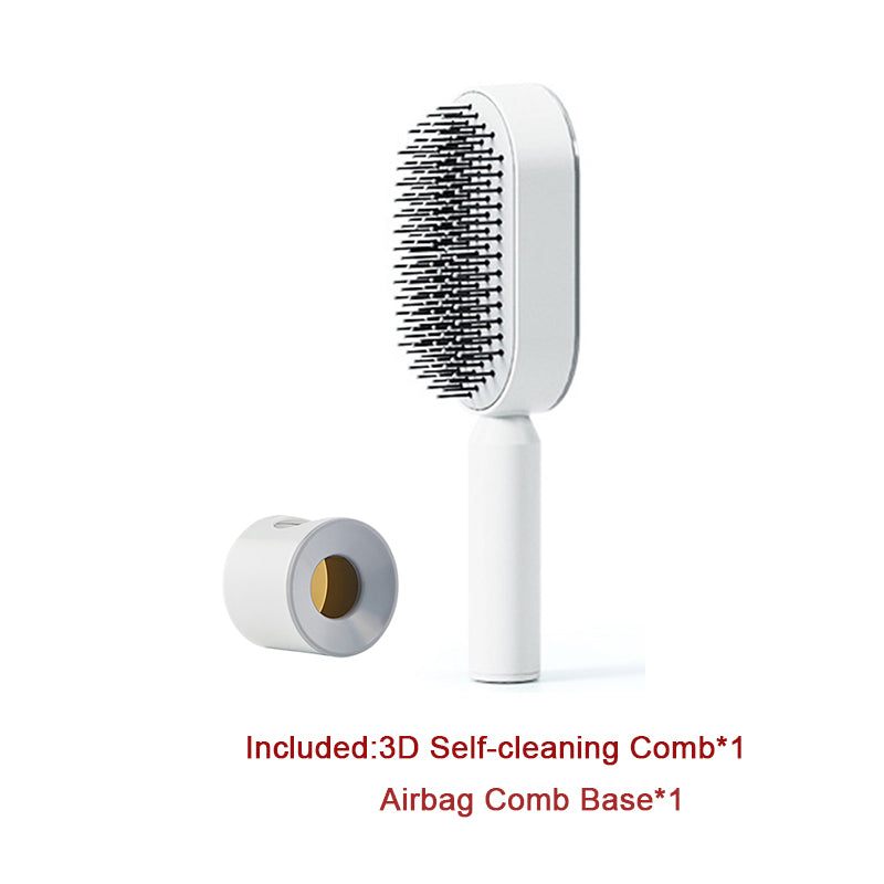 Dropship Self Cleaning Hair Brush For Women Massage Scalp Promote Blood  Circulation Anti Hair Loss 3D Hair Growth Comb Hairbrush Self-Cleaning Hair  Brush 3D Air Cushion Massager Brush Airbag Massage Comb to