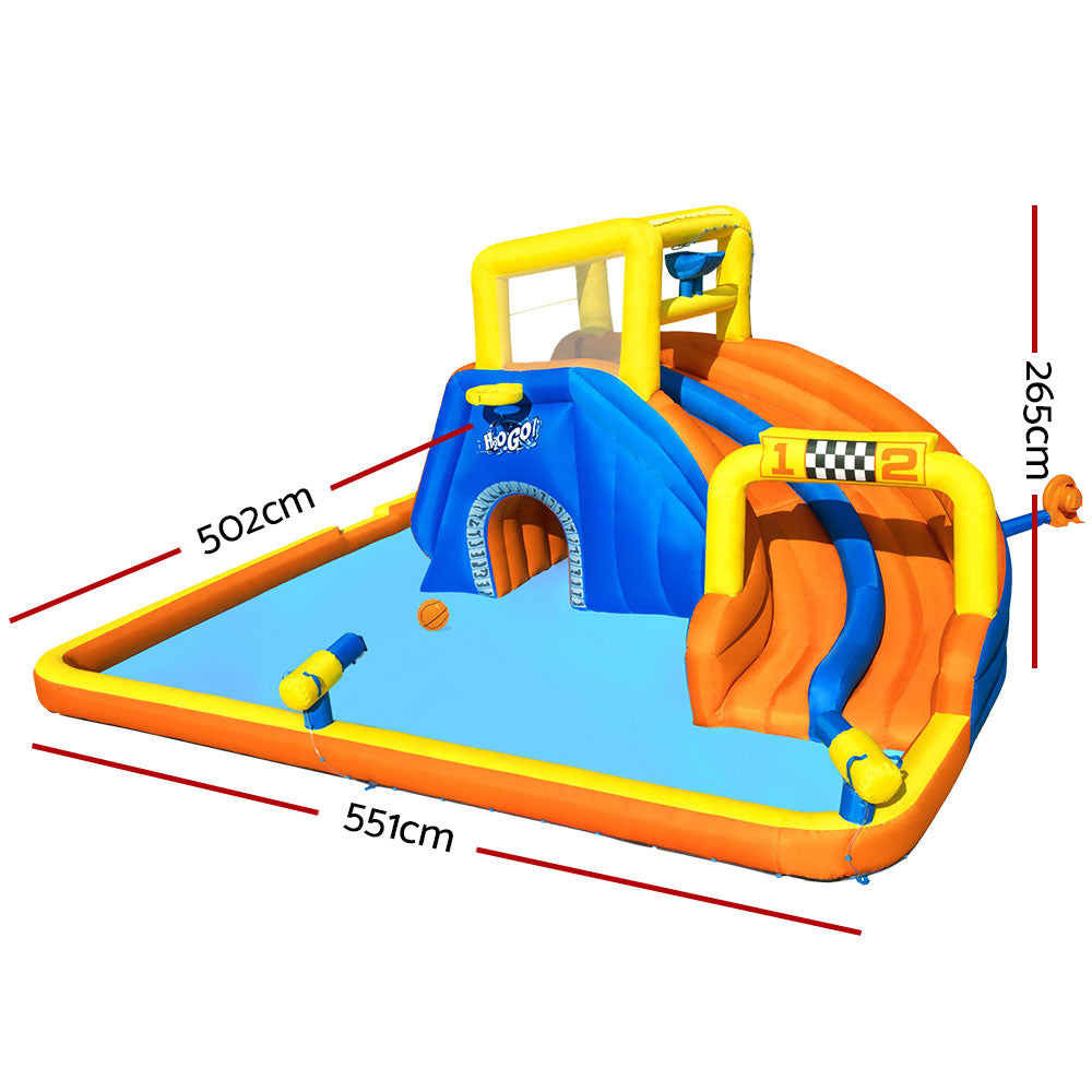 Bestway Inflatable Water Slide Jumping Castle Double Slides for Pool Playground