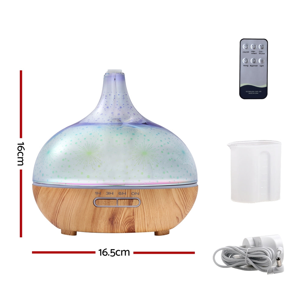 DEVANTI Aromatherapy Diffuser with LED Firework Display