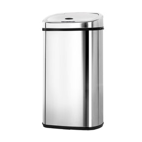 Rubbish Bin - Stainless Steel - 50L Motion Sensor