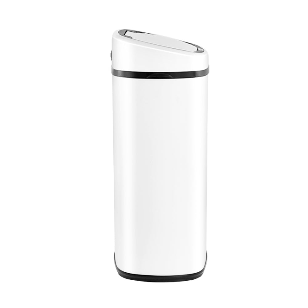 Devanti 58L Sensor Bin White