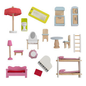 Doll Cottage with Furniture for kids