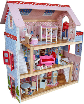 Doll Cottage with Furniture for kids