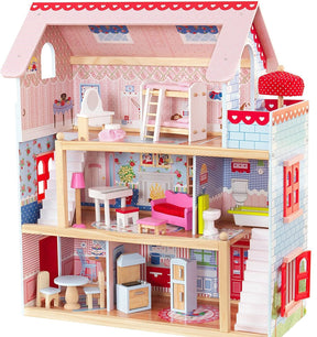 Doll Cottage with Furniture for kids