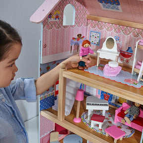 Doll Cottage with Furniture for kids