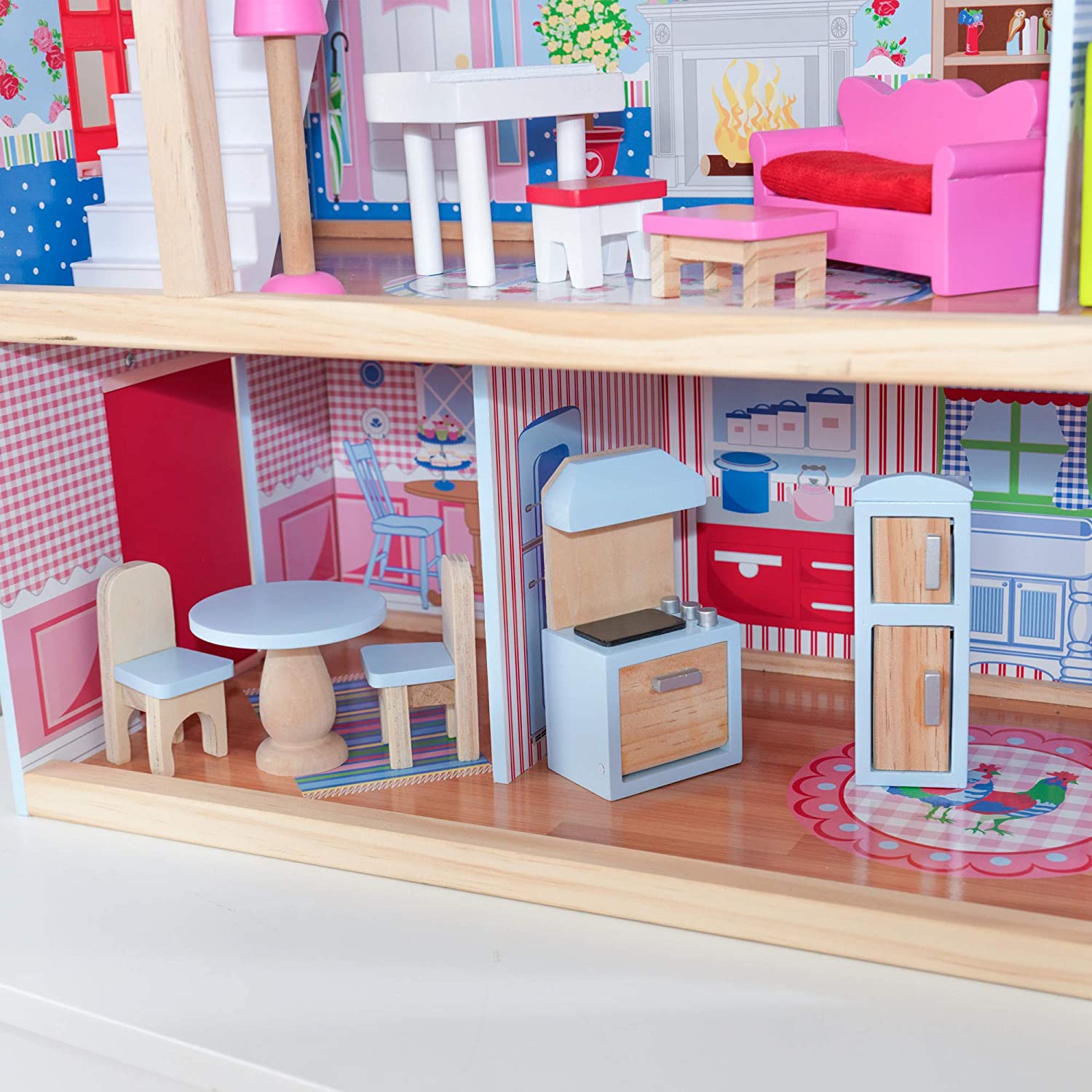 Doll Cottage with Furniture for kids