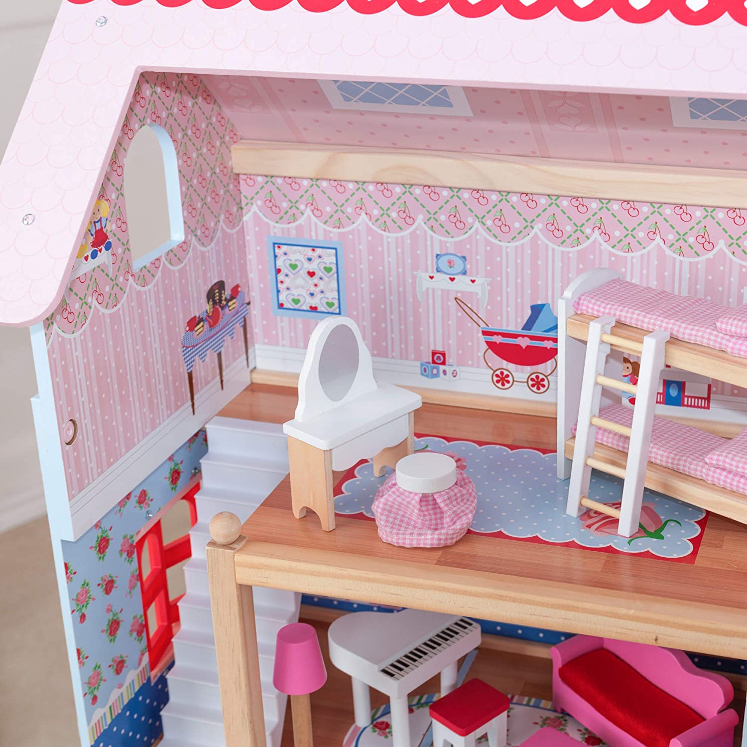 Doll Cottage with Furniture for kids