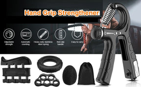 Adjustable Resistance Hand Exerciser Workout Kit - 5 Piece Kit