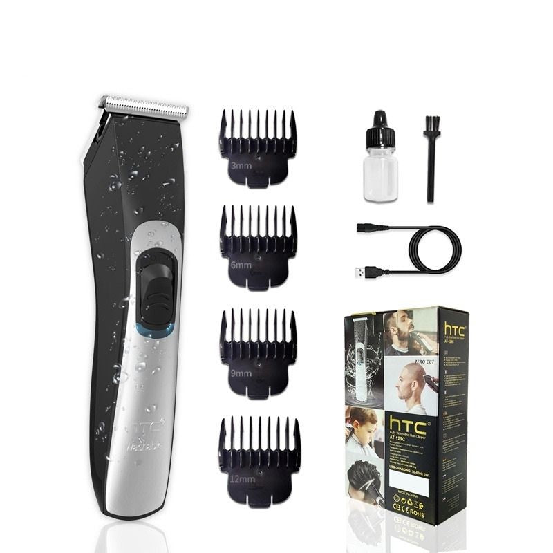 HTC Hair Clipper Rechargeable Professional Electrical Hair Trimmer