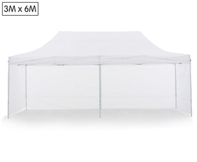 Wallaroo Gazebo Tent Marquee 3x6m PopUp Outdoor Wallaroo White