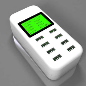 USB Desktop Charger - 8 Port with LED Display