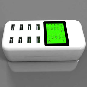 USB Desktop Charger - 8 Port with LED Display