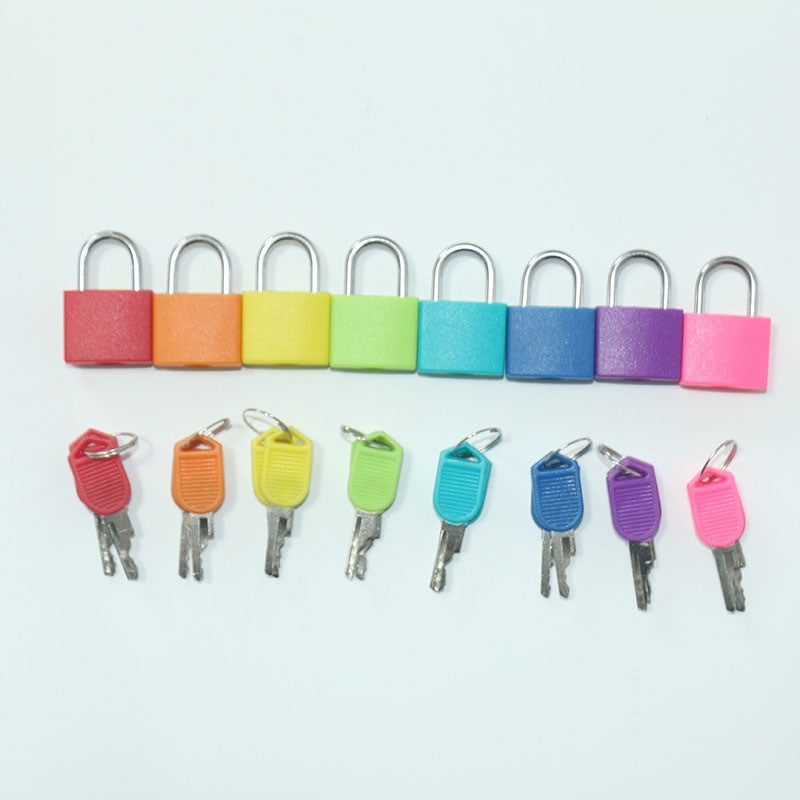 Montessori Toy - Coloured Padlocks with Sliding Wooden Lid