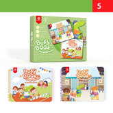 Intelligence Toys Children's Busy Book Baby Early Education Perception Book Velcro Puzzle